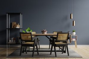 modern-style-kitchen-interior-design-with-dark-blue-wall